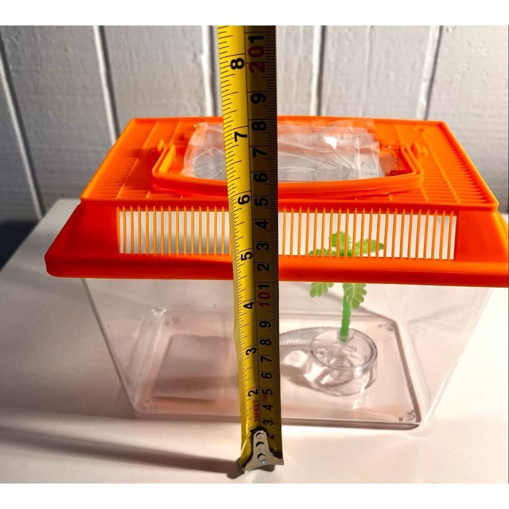 Portable Aquatic/Terrarium Tank, Plastic Carrier Cage with Lid and Handle NWT - Picture 11 of 12